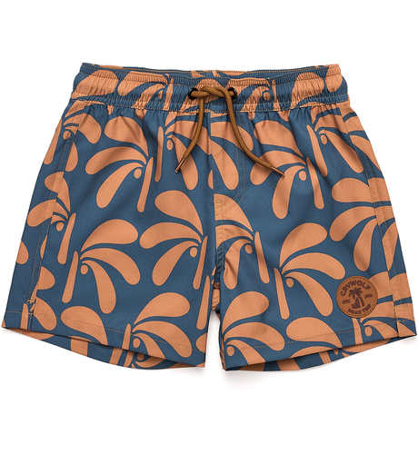 Crywolf Board Shorts - Indigo Palms