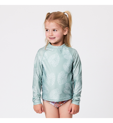 Crywolf Rash Vest - Jade Monstera