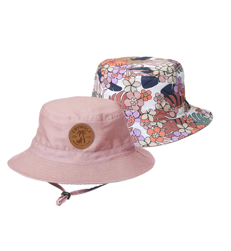 Crywolf Reversible Bucket Hat - Tropical Floral