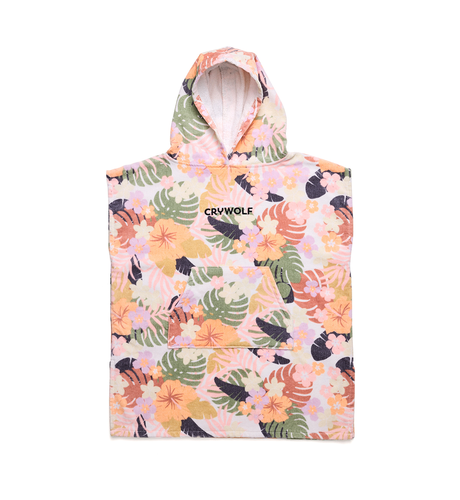 Crywolf Hooded Towel - Tropical Floral