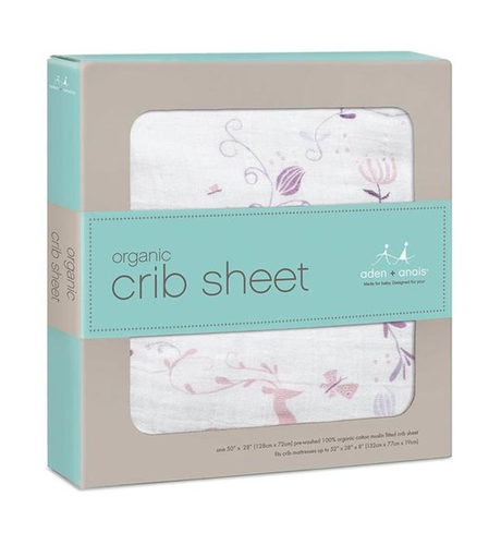 Aden & Anais Organic Cot Sheet Once Upon