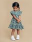 Huxbaby Floral Pine Bib Dress