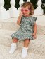 Huxbaby Floral Pine Bib Dress