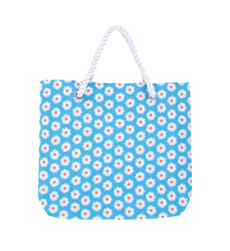 Acorn Daisy Canvas Tote