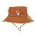 Acorn Chestnut Frayed Bucket Hat