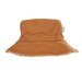 Acorn Chestnut Frayed Bucket Hat