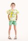 Rock Your Kid Green Terry Shorts