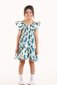 Rock Your Kid Go Tiger Shirred Dress