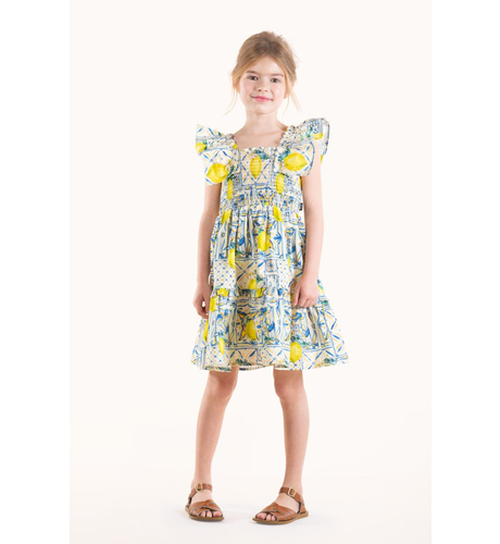 Rock Your Kid Majolica Shirred Dress