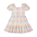 Rock Your Kid Rainbow Plaid Dress