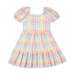 Rock Your Kid Rainbow Plaid Dress