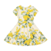 Rock Your Kid Yellow Roses Waisted Dress