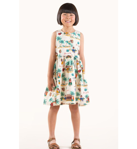 Rock Your Kid Aloha Popover Dress