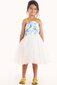 Rock Your Kid Summer Toile Tie Tulle Dress