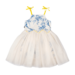 Rock Your Kid Summer Toile Tie Tulle Dress