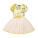 Rock Your Kid Yellow Roses Circus Dress