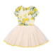 Rock Your Kid Yellow Roses Circus Dress