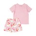 Rock Your Kid Pink Plaid Santa PJ Set