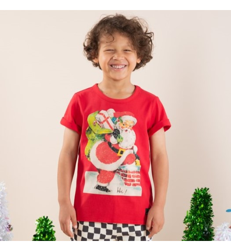 Rock Your Kid Hi Santa T-Shirt