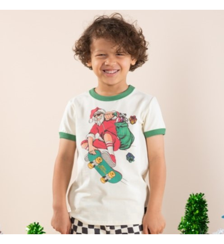Rock Your Kid Skate Santa T-Shirt