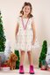 Rock Your Kid Cream Christmas Angel Dress