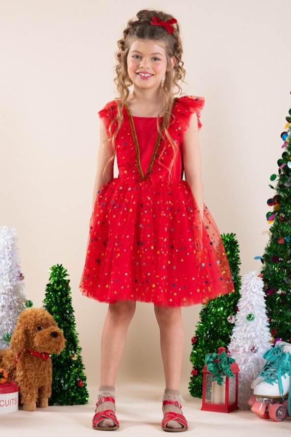 Rock Your Kid Red Christmas Angel Dress - CLOTHING-GIRL-Girls Dresses : Kids  Clothing NZ : Shop Online : Kid Republic - S23/24 ROCK YOUR BABY D3 SUM23