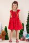 Rock Your Kid Red Christmas Angel Dress