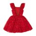 Rock Your Kid Red Christmas Angel Dress