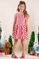 Rock Your Kid Christmas Stripe Mabel Dress