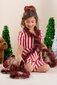 Rock Your Kid Christmas Stripe Mabel Dress