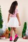 Rock Your Kid Pink Gingham Santa Circus Dress