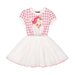 Rock Your Kid Pink Gingham Santa Circus Dress