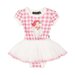 Rock Your Baby Pink Gingham Santa Baby Circus Dress