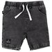 Radicool Dude Acid Wash Black Denim Short