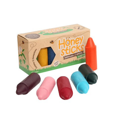 Honey Sticks Original Beeswax Crayons 12pk