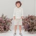 Designer Kidz Finley Linen Shorts - Sand