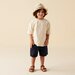 Designer Kidz Finley Linen Shorts - Navy