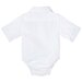 Designer Kidz Jackson S/S Formal Romper - White