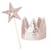 Designer Kidz Princess Party Crown & Wand Set - Pink