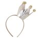 Designer Kidz Birthday Princess Crown Headband - Light Gold