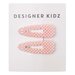 Designer Kidz Pearl Hair Clips - Pink