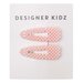 Designer Kidz Pearl Hair Clips - Pink