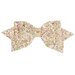 Designer Kidz Sparkle Bow Hair Clip - Gold