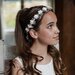 Designer Kidz Crystal Flower Crown - Ivory