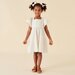 Designer Kidz Grace S/S Tie Back Dress - Ivory