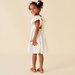 Designer Kidz Grace S/S Tie Back Dress - Ivory