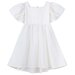 Designer Kidz Grace S/S Tie Back Dress - Ivory