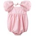 Designer Kidz Grace S/S Tie Back Romper - Pink