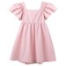 Designer Kidz Grace S/S Tie Back Dress - Pink