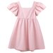 Designer Kidz Grace S/S Tie Back Dress - Pink